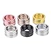 Sunmns 1.2 Inch Flat Key Chain Ring Colorful Metal Split Keychain Rings for Car Home Keys Organization, Arts Crafts, 36 Pieces
