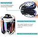 Ubelly Motorcycle Motocross Goggles ATV Racing Goggles Dirt Bike Tactical Riding Motorbike Goggle Glasses, Bendable Windproof Dustproof Scratch Resistant Protective Safety Glasses (Blue)