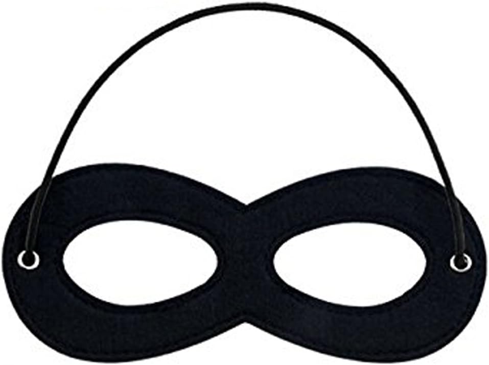 CANSHOW 1 Piece Superhero Felt Eye Masks, Adjustable Elastic Rope Half Masks - Great for Party Cosplay Accessory …