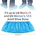 Shoe Covers Disposable, Boot Covers 200 Pack (100 Pairs) Non-Slip, Durable, Protect Your Home, Floors and Shoes, One Size Fits All Up to XL