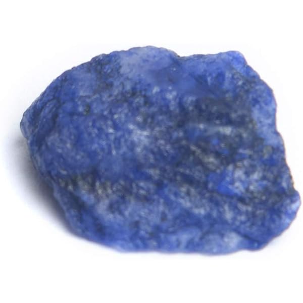 Amazon.com: 未經處理的未加工藍寶石57.00 Ct. 認證未切割癒合水晶天然