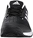 adidas Performance Barricade Classic Wide 4E Tennis Shoe, Core Black/Metallic Silver/White, 10.5 M US