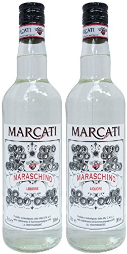 MARASCHINO MARCATI Liquore Italiano (2 x 0,7 L) - Italienischer Llikör 24% Vol.