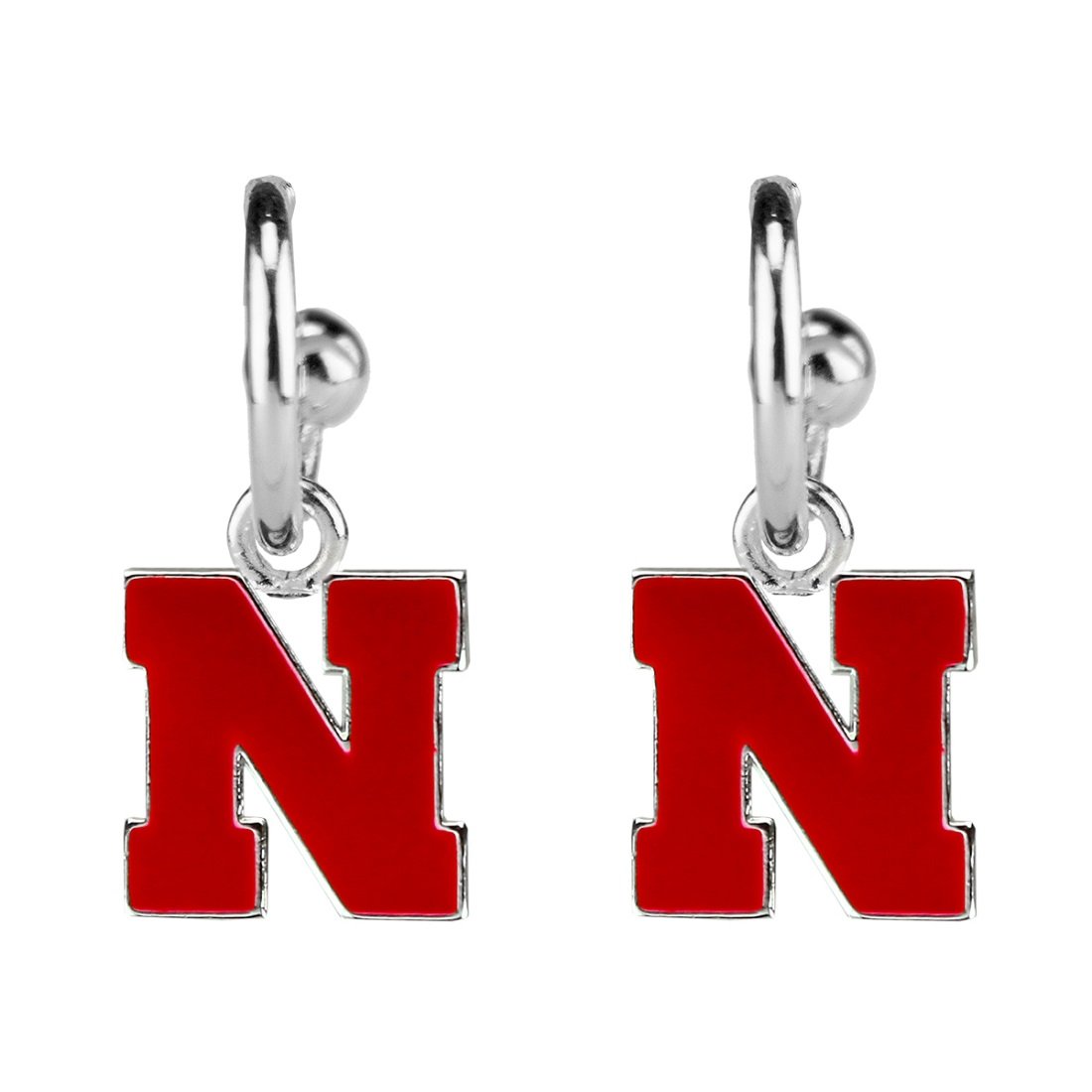 SANDOL Nebraska Cornhuskers Dangle Logo Earrings