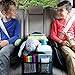 Leo&Ella Backseat Car Organizer For Kids - Fits All Road Trip Essentials & Car Travel Accessories For Long Trips - Collapsible 8 Compartment, Kid Car Organizer Is Best For Toys, Books, Games & Snacks