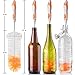 Bottle Brush Cleaner Set by Atmiko – Kitchen Cleaning Supplies with Good Grip Soft Handle to Clean any Long Narrow Neck Beer Wine Kombucha Bottles Decanters Jugs + Small Straw Washing Brush