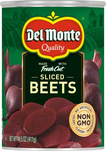 DEL MONTE FRESH CUT CANNED BEETS SLICED CANNED VEGETABLES, 14.5 OZ CAN