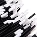 KOLIGHT Disposable Cosmetic Lip Brush Lipstick Gloss Wands Applicator Makeup Tools (1000pcs, Black)