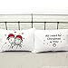 BoldLoft Merry Christmas Couples Pillowcases for Couples- Christmas Pillow Covers for Girlfriend Boyfriend Husband Wife Couples Gifts for Christmas- Set of 2 His and Hers Pillowcases