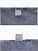 Welwo Stall Shower Curtain or Liner 36 x 72 Inch Waterproof Fabric with 12 Hooks