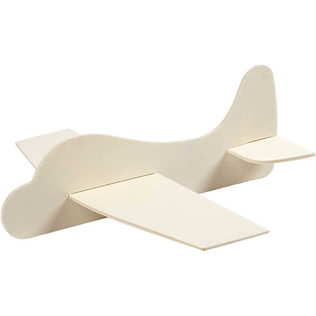 Airplane, size 21,5x25,5 cm, thickness 2 mm, plywood, 20sets