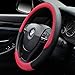 Car Steering Wheel Cover Microfiber Leather Anti-Slip Universal 15
