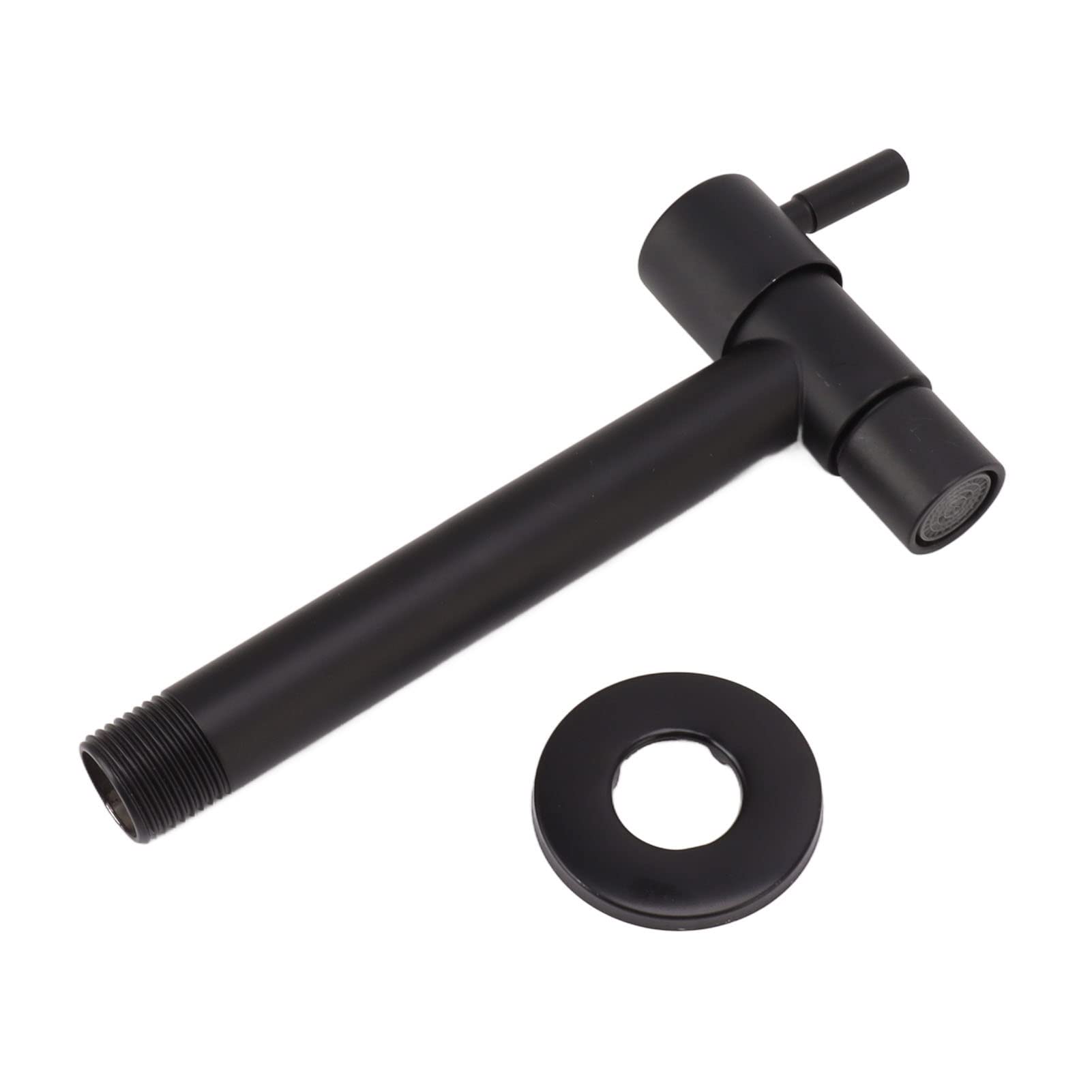 304 Stainless Steel Cold Water Tap | Single Handle Bathroom Faucet with G1/2 Thread | Outdoor Garden Mop Pool Tap | Easy Install Modern Kitchen Sink Faucet