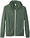 Alternative Men's Eco Zip Hoodie Sweatshirt, Dusty Pine, Large
