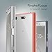 Ringke Fusion Compatible with Xperia XZ1 Compact Phone Case Clear Minimalist Transparent PC Back TPU Bumper Drop Protection Scratch Resistant Natural Shape Protective Cover - Smoke Black