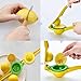 Mr Rudolf Manual Juicer Citrus Lemon Squeezer - Hand Fruit Juicer Lime Press,Professional Hand Juicer Kitchen Tool,Yellow