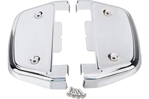 BID4ZE Chrome Passenger Floorboard Cover Fit For Harley Dyna 2006-2023 Touring Electra Glide Road Glide Road King Street Glid