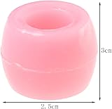 kuou Ofeon 1200 Pcs Pony Beads Acrylic Colorful Craft Beads 6x8mm view 3