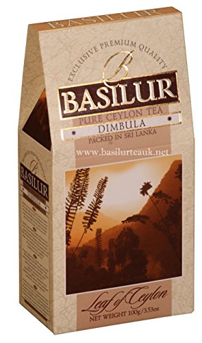 Чай basilur лист цейлона димбула/dimbula картон 24x 100г (4792252100077)