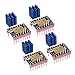 Kingprint TMC2208 V3.0 UART Stepper Damper with Heat Sink Driver, Replacement Damper for A4988 DRV8825 for 3D Printer (Pack of 4 PCS)