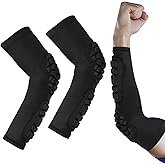 AceList Elbow Pad Arm Sleeves for Adults & Kids Shock-Absorbing EVA Padding Non-Slip Breathable Sports Protection
