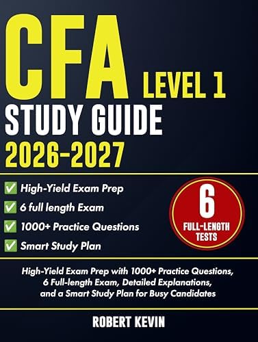 Amazon.com: CFA Level 1 Study Guide 2025-2026: All-in-One Exam
