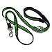 Kurgo Quantum Leash 2.0 - Versatile for Running or Walking - 6 in 1 Dog Leash - Hands-Free Dog Leash - Adjustable - Strong & Durable - Grass Green