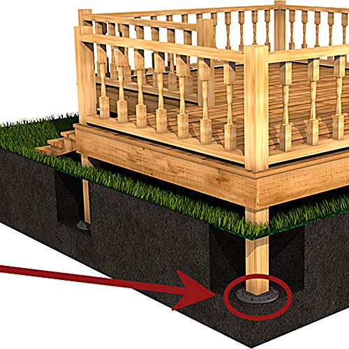 FootingPad Deck Footing Pad 10" Pack of 12 Pricepulse