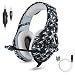 PS4 Gaming Headset with Microphone for PC New Xbox One PSP Gamer Headphones with Mic Noise Cancelling for Laptop, Mac, Smart Phones, Nintendo Switch, Surround Stereo Sound Volume Control(Camouflage) primary