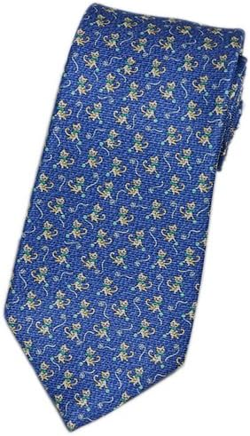 Amazon ブルガリ Bvlgari ネクタイ メンズ アニマルプリント キャット ヒヤシンスブルー イエロー 並行輸入品 服 ファッション小物 通販
