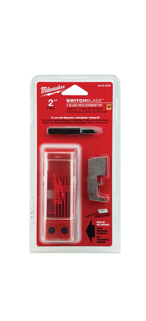 Milwaukee 48-25-5235 2-Inch Switchblade 3 Blade Replacement Kit