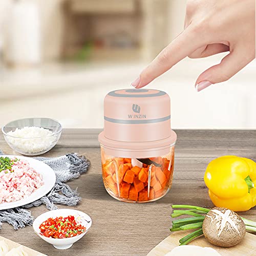 mini electric food processor, slap chop portable Cordless vegetable