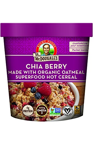 Dr. mcdougall s right foods chia berry superfood hot cereal, 2.5 …