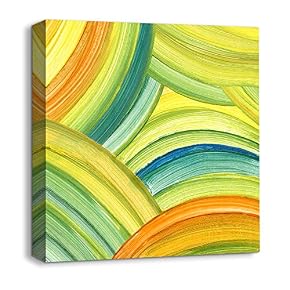 Abstract Bricks Feature Painting Artwork for Home Framed