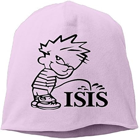 Cute Boy Hero Calvin Pissing On Isis Unisex Fashion Beanie Hats Knit Caps Watchcap