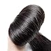 Syabeca 10A Brazilian Hair 3 Bundles Straight Hair 100% Unprocessed Brazilian Straight Human Hair Bundles Weave Hair Human Bundles Natural Black Color (16 18 20 Inch)