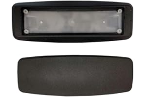 Hxeternal Ergonomic Arm Pads for Steelcase Leap V2 Office Chair - Black Polyurethane (PU) Vinyl Covers - 2 Year Warranty