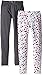 Limited Too Girls' 2 Pack French Terry Legging, KW01-Multi, 10/12