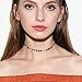 Geerier Charming Gold Disc Choker Necklace Coin Choker