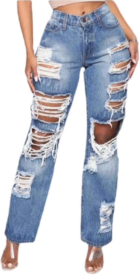 palazzo jean trousers