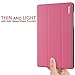 Google Nexus 9 Case - Poetic Google Nexus 9 Case [Slimline Series] - [Lightweight] [Ultra-slim] PU Leather Slim-Fit Trifold Cover Stand Folio Case for Google Nexus 9 Magenta (3 Year Manufacturer Warranty From Poetic)