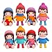 8 Pcs Kawaii Sweater Girls Toys Figurines Playset, Garden Cake Decoration, Cake Topper