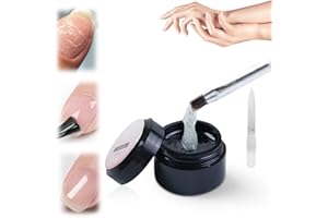 SROCOPT Nail Repair Protection Gel, 2025 New Nail Repair Kit for Split Nail, Instant Cracked Nail Repair Gel, Broken Nail Repair Kit for Natural Nails, Nails Quick Fix Kits for Women Makeup Gadget(1Set)