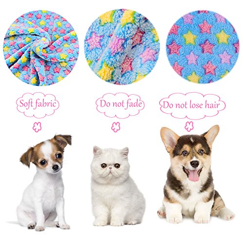 image for Comsmart Puppy Blanket Warm Dog Cat Coral Velvet Blankets Mat Bed Cove