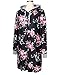 AMZ PLUS Plus Size Long Sleeve Floral Sweater Dress With Pocket Pullover Hoodies For Women