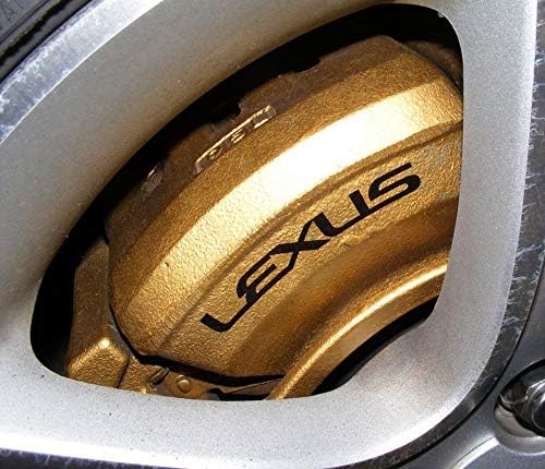 6pcs Lexus Brake Caliper Calliper Decals GS is LS LX RX SC CT IS200 All Options 9.5cm