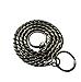 DYBEN Pet Training Snake P Chain Dog Choke Collar,Black,22