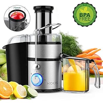 KOIOS Centrifugal Juicer Machines, Juice Extractor with Big Mouth 3