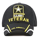THE HAT DEPOT 1100 Military Licensed U.S. Army Logo Cap