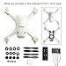 Morpilot® for Hubsan x4 H107C+ Plus Replace Spare Parts Crash Pack Kit Battery Motor Prop Body Shell